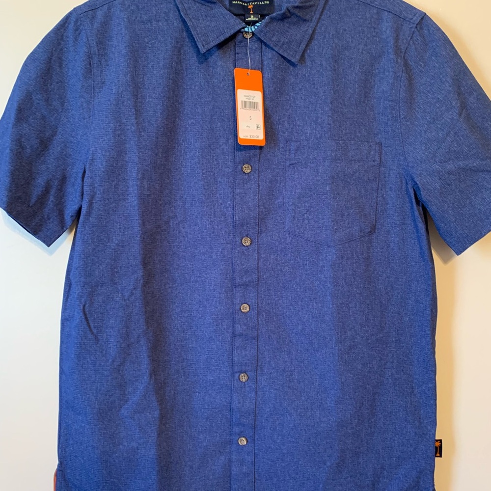 Margaritaville Deep Blue Casual Shirt